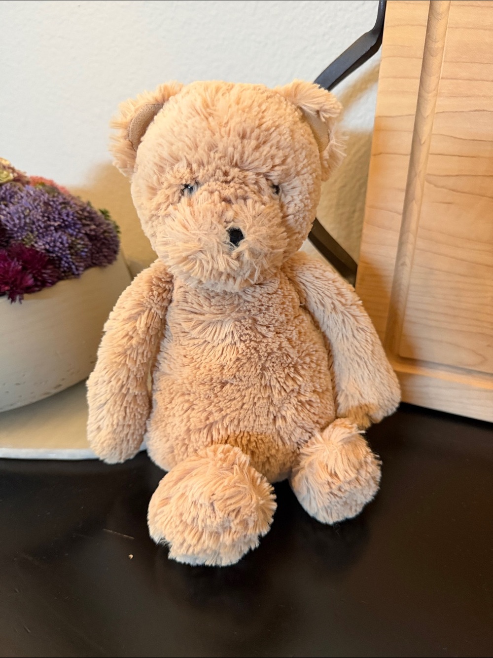 Jellycat Plush Light Beige Bashful Teddy Bear Stuffed Animal